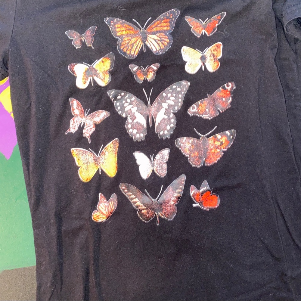 Butterfly tee shirt dress